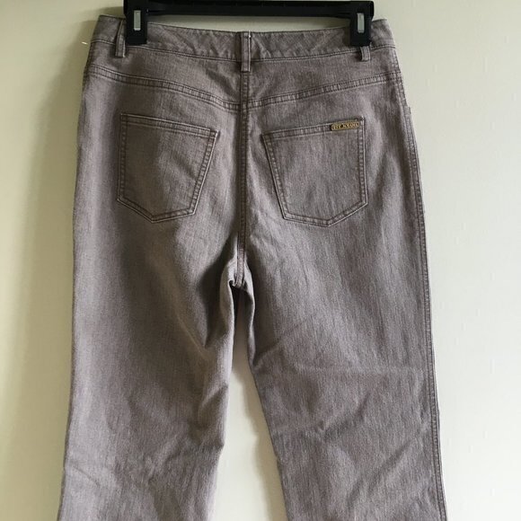 ST. JOHN STRAIGHT LEG ANKLE JEANS WOMENS SIZE 4 GREY - Picture 4 of 7